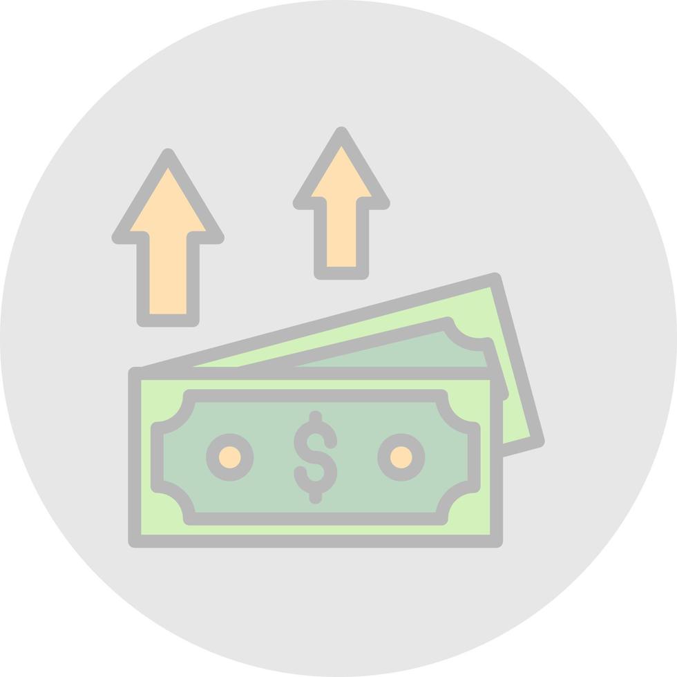 Pay Cash Vector Icon Design