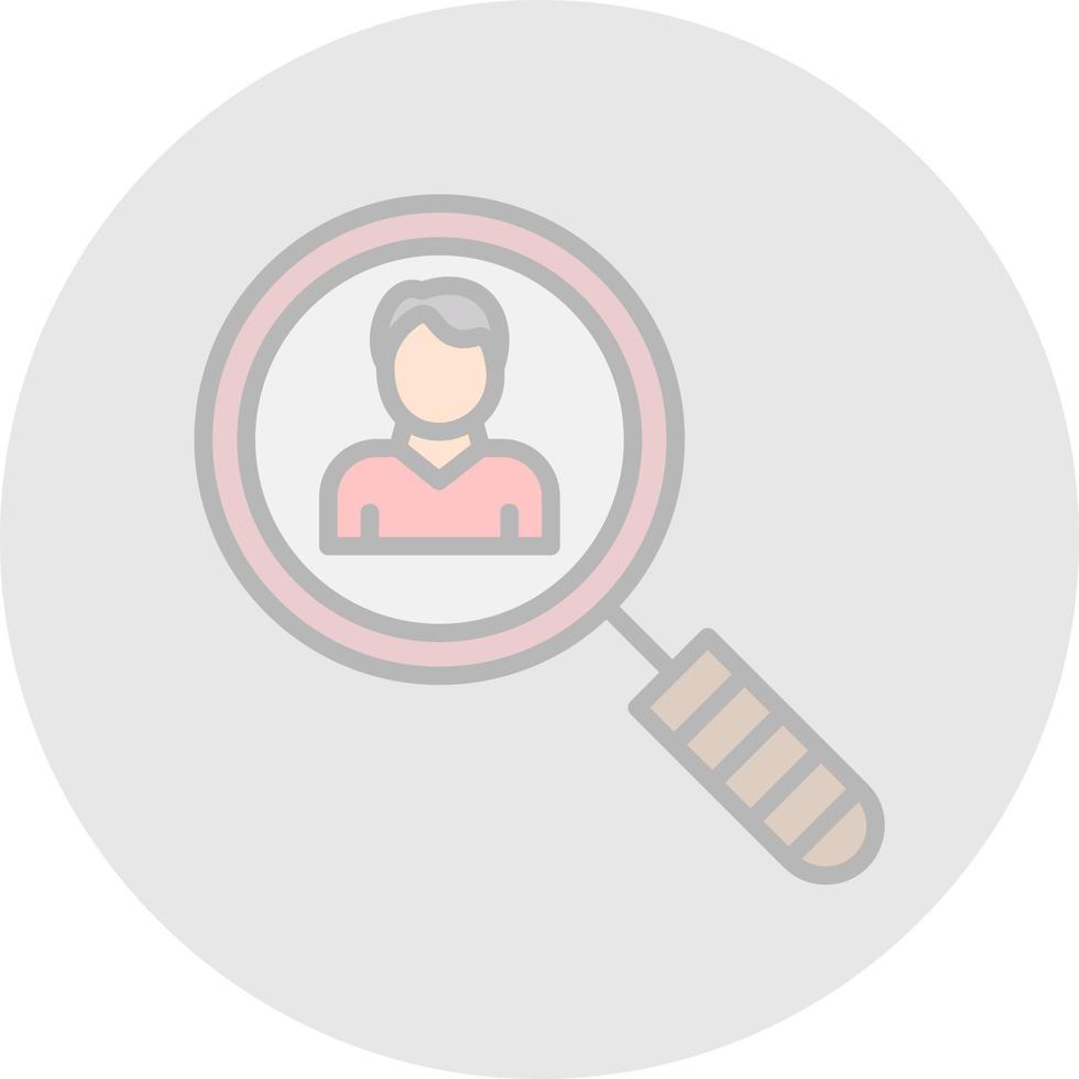 Employee Search Vector Icon Design