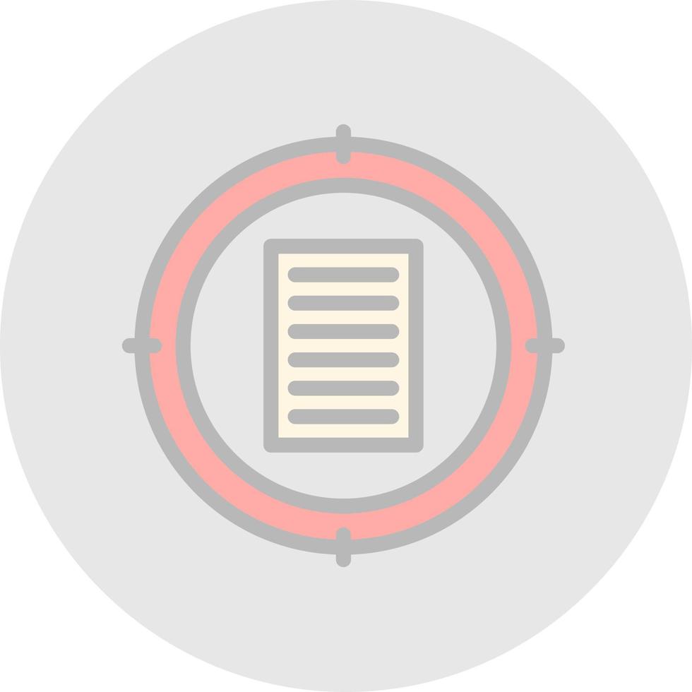 Contextual Targeting Vector Icon Design