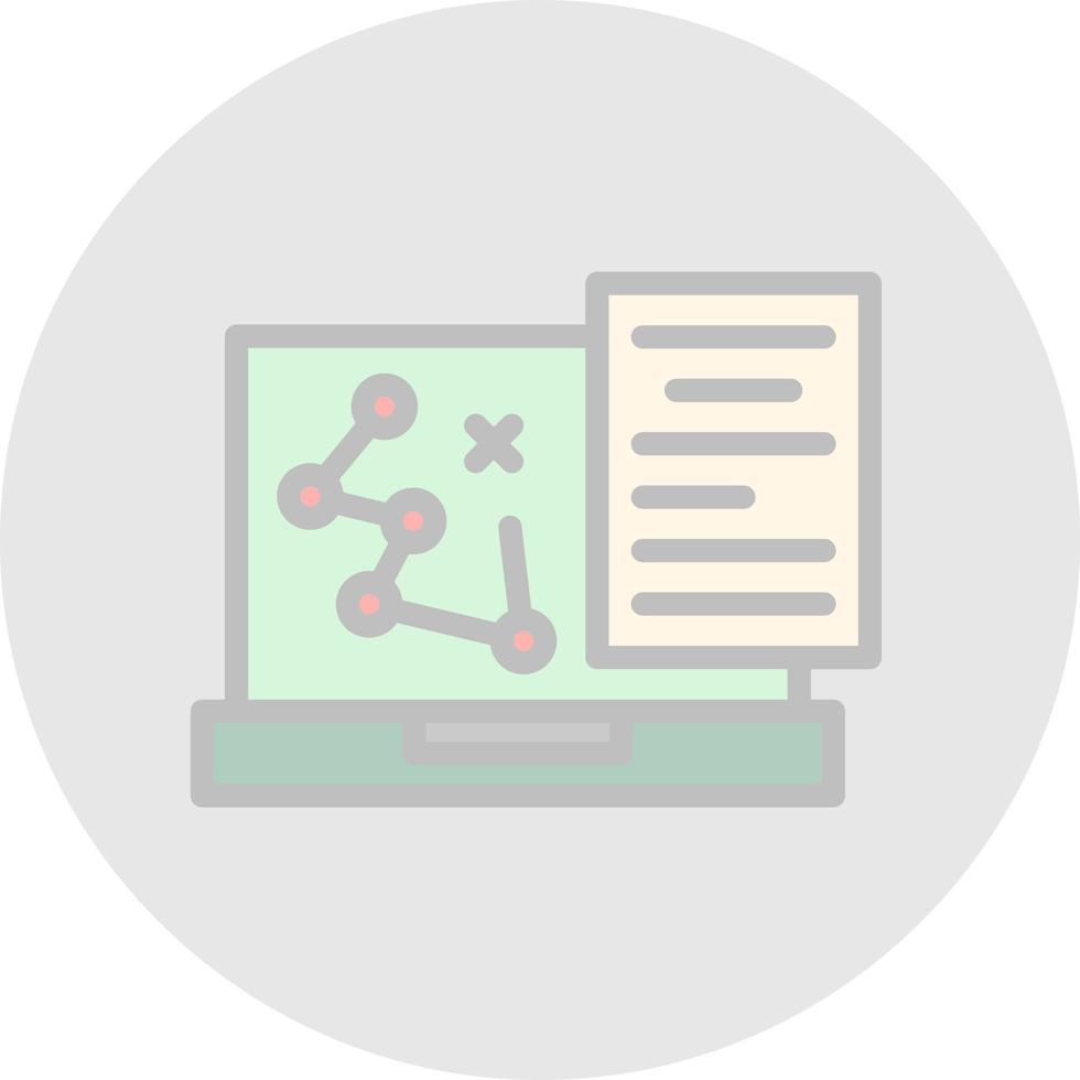 Digital Strategy Vector Icon Design
