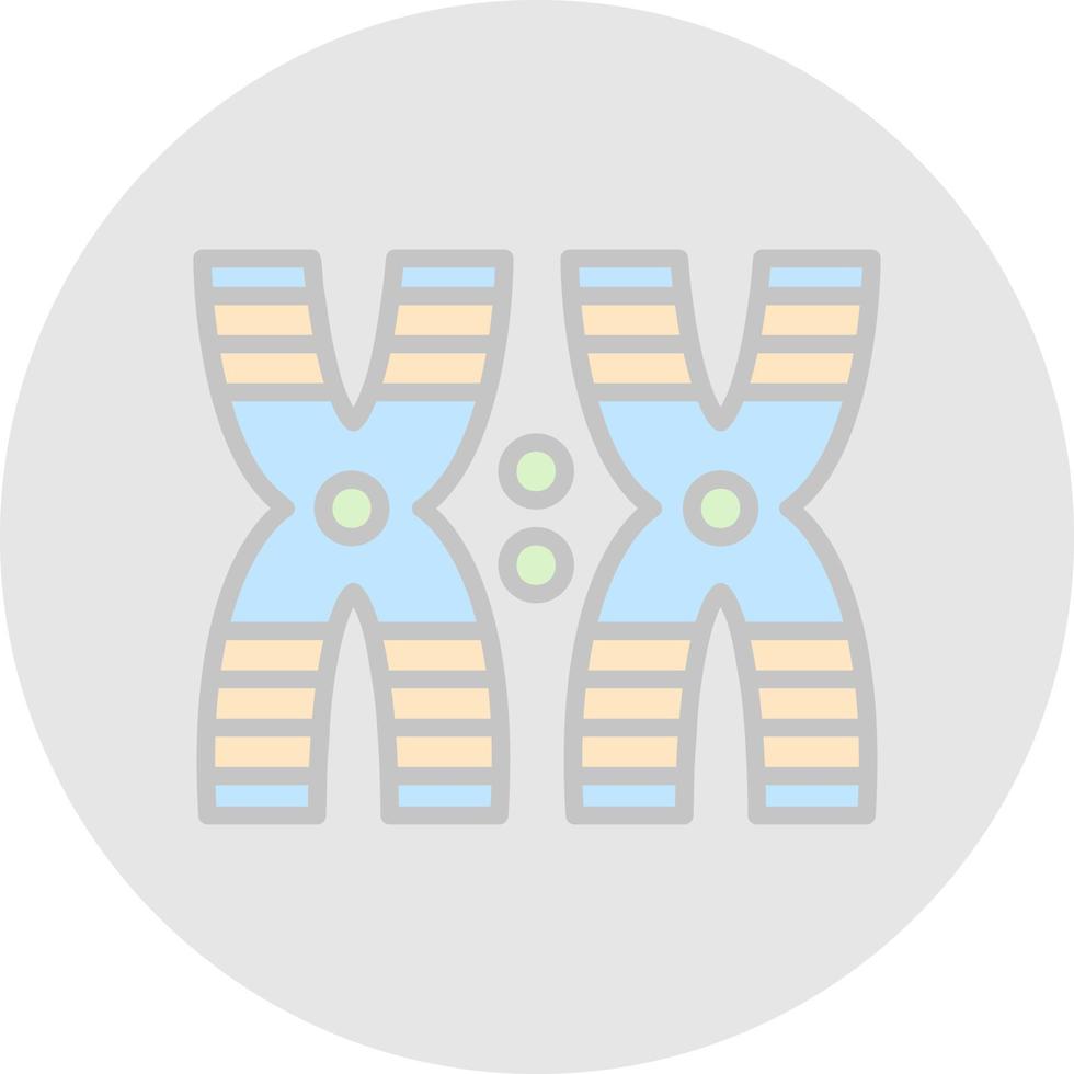 Chromosome Vector Icon Design