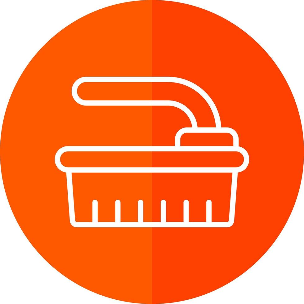 Cleaning Brush Vector Icon Design