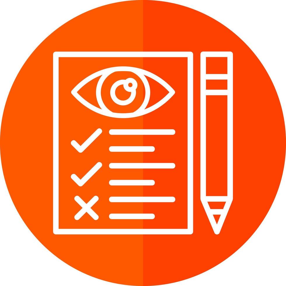 Eye Test Vector Icon Design