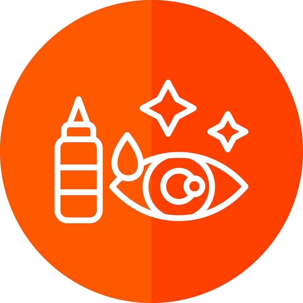 Artificial Tears Vector Icon Design