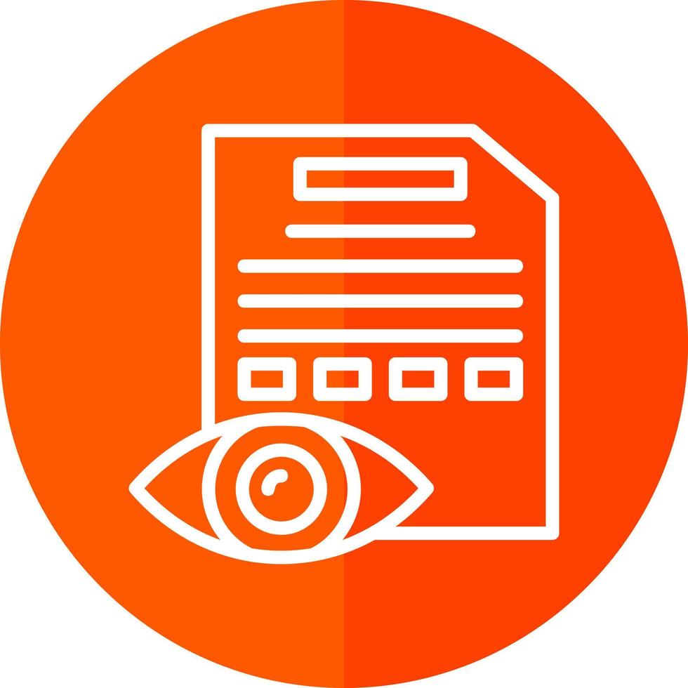 Eye Test Vector Icon Design
