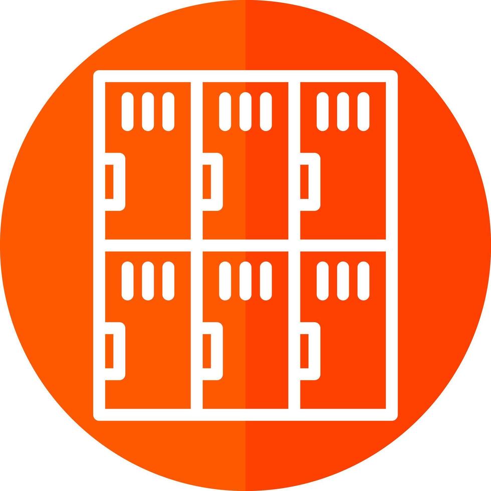 Locker Room Vector Icon Design