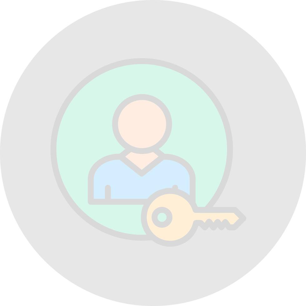 Key Accounts Vector Icon Design