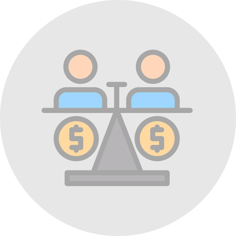 Equity Financing Vector Icon Design