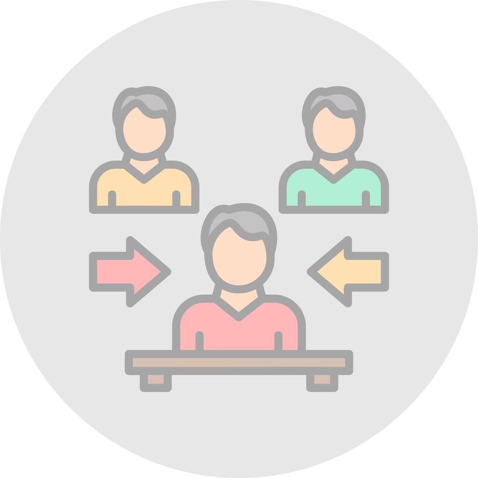 Hiring Manager Male Vector Icon Design