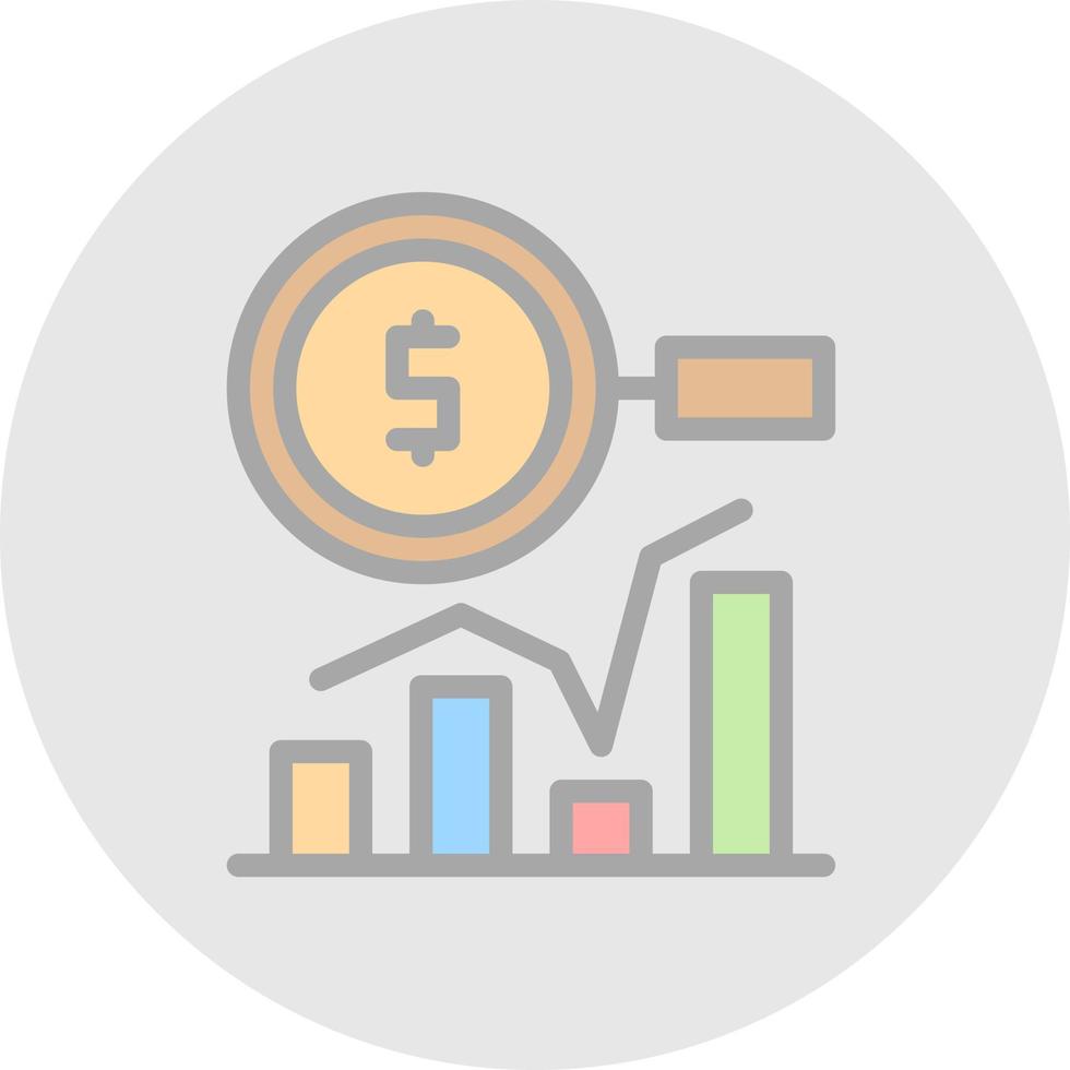 Analytics Vector Icon Design