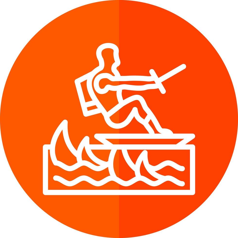 Surfing Vector Icon Design