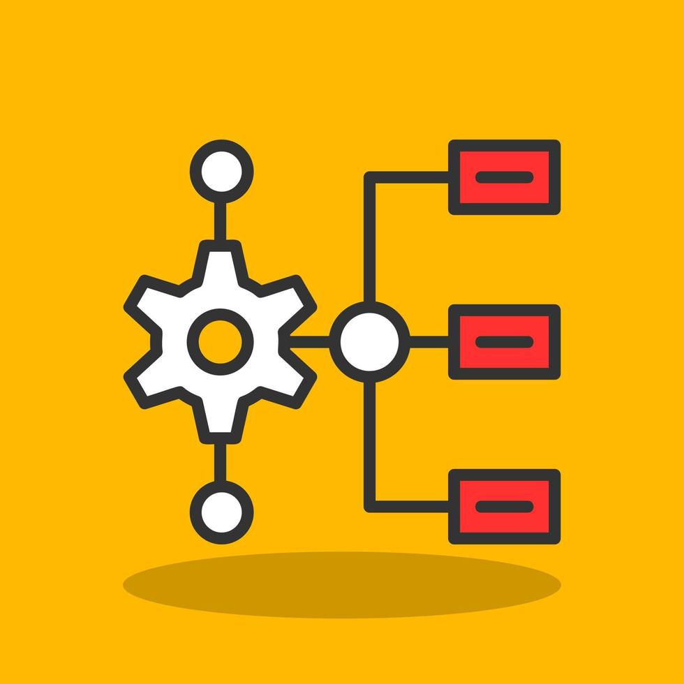 Workflow Vector Icon Design