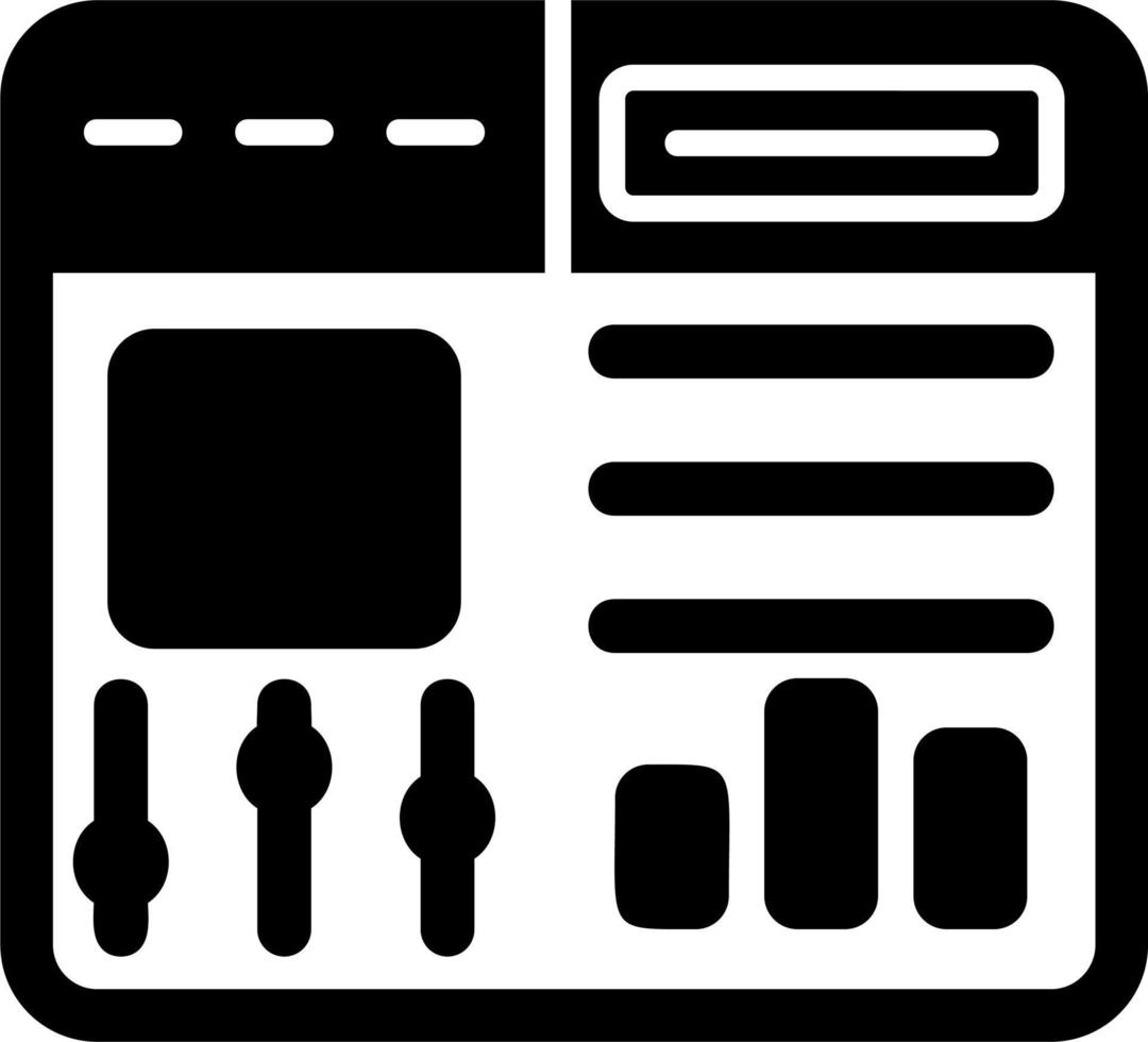 Dashboard Vector Icon