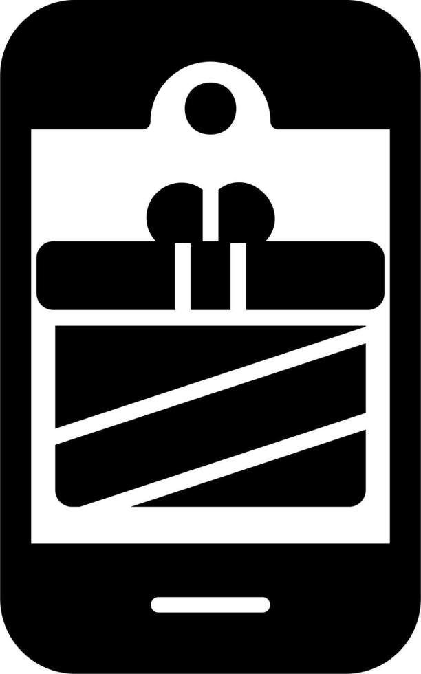 icono de vector de caja de regalo