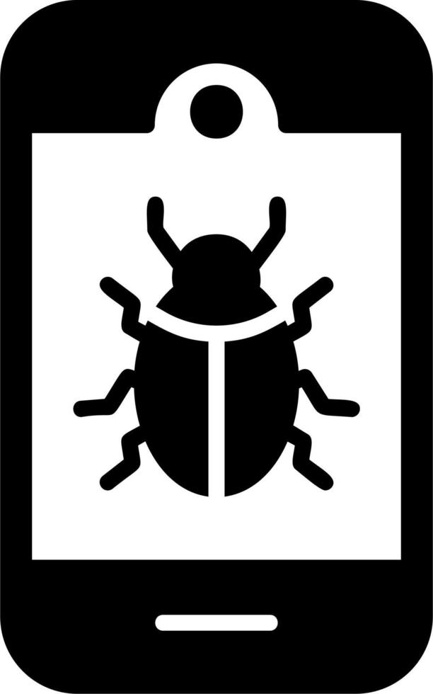 Mobile Virus Vector Icon