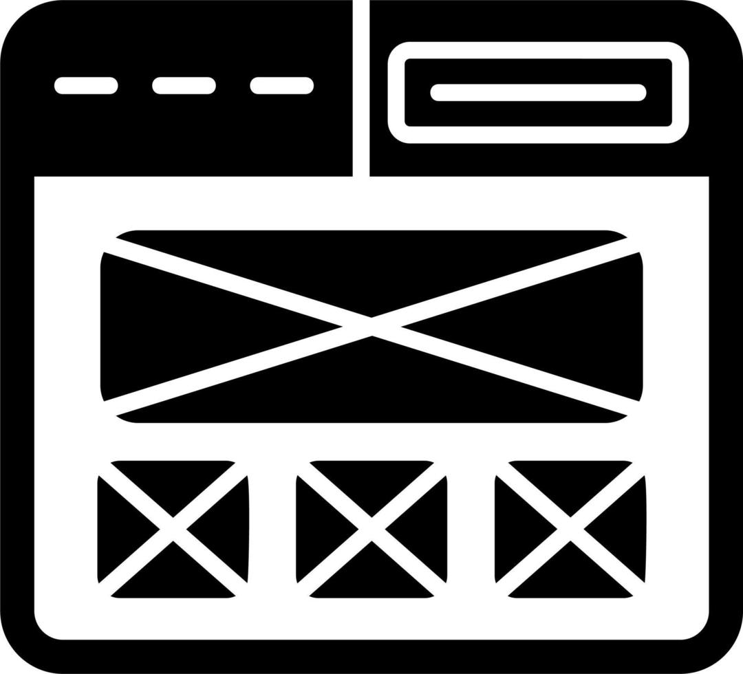 Wireframe Vector Icon