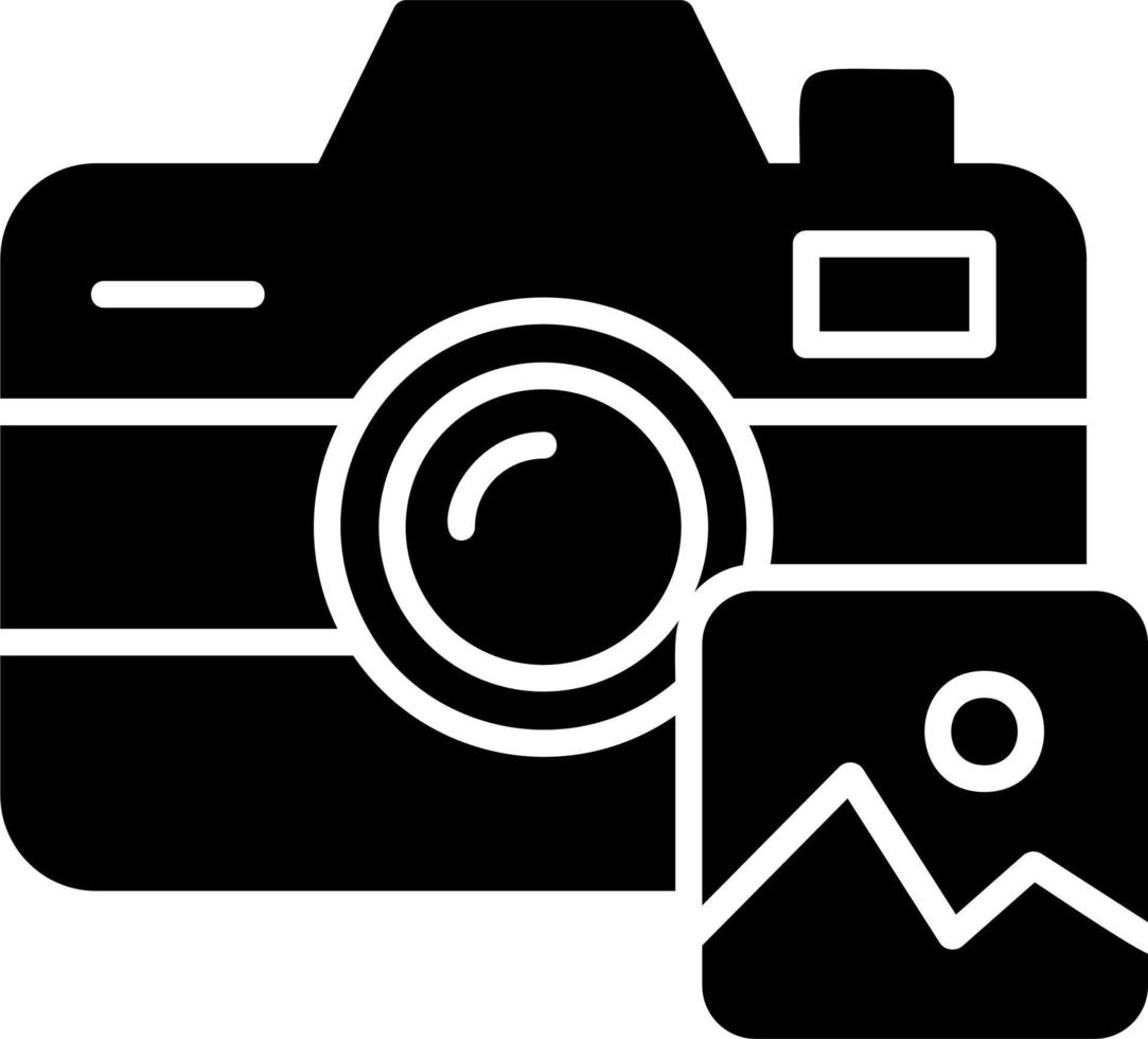 icono de vector de fotografía