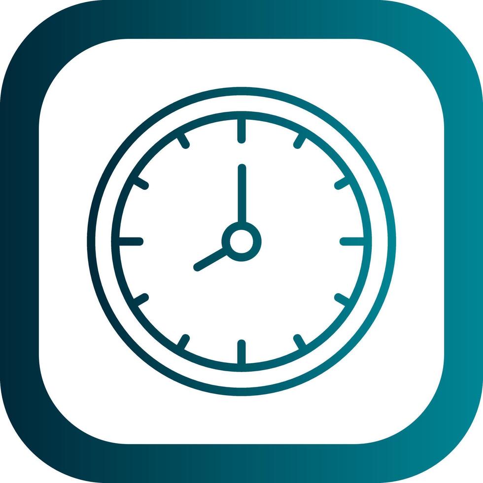 diseño de icono de vector de reloj