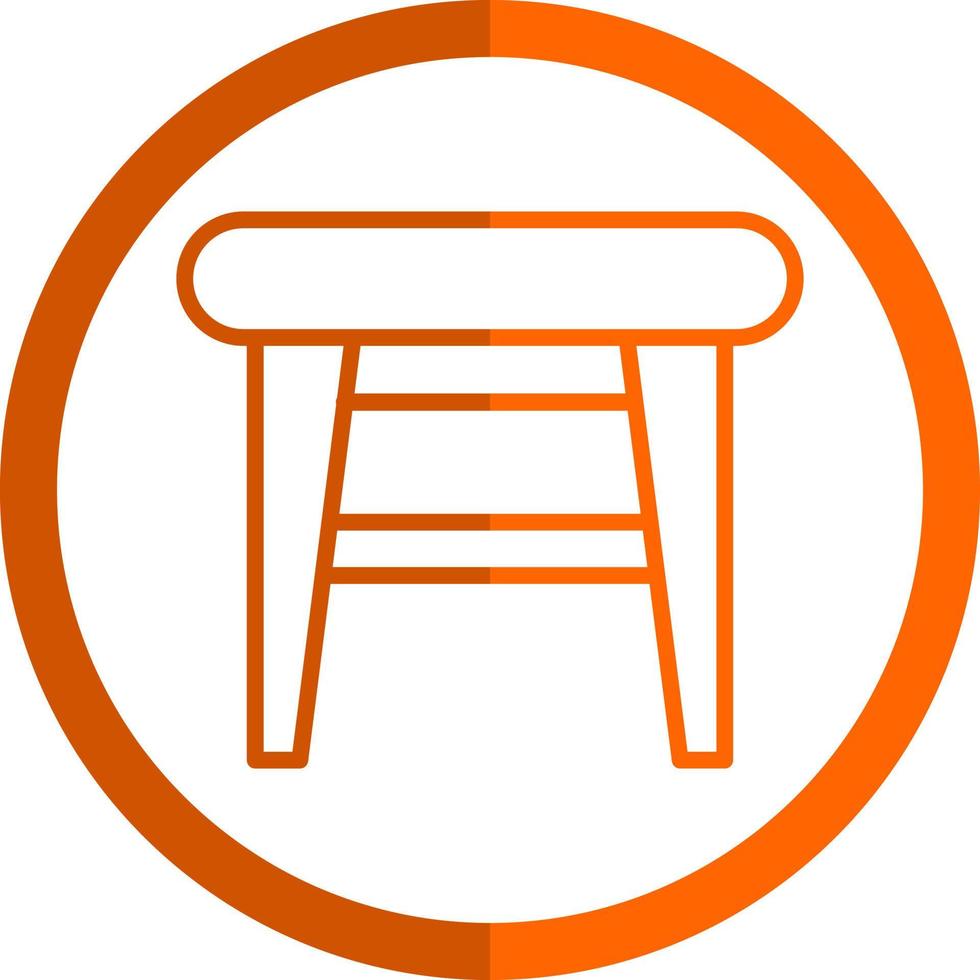 Stool Vector Icon Design