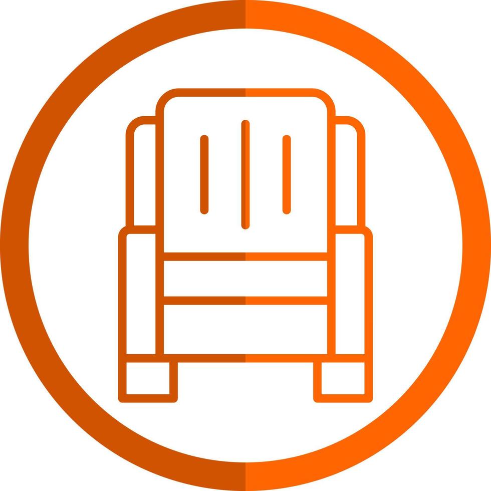 Armchair Vector Icon Design