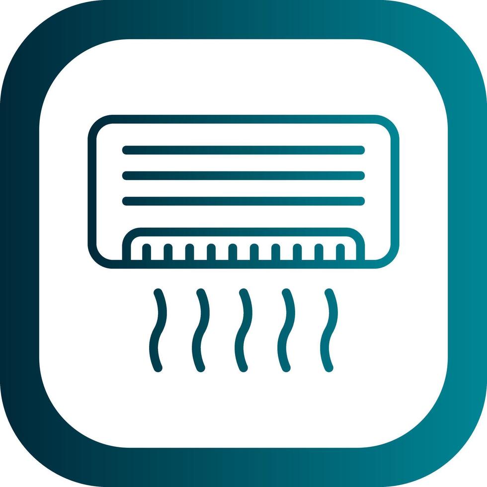 Air Conditioner Vector Icon Design