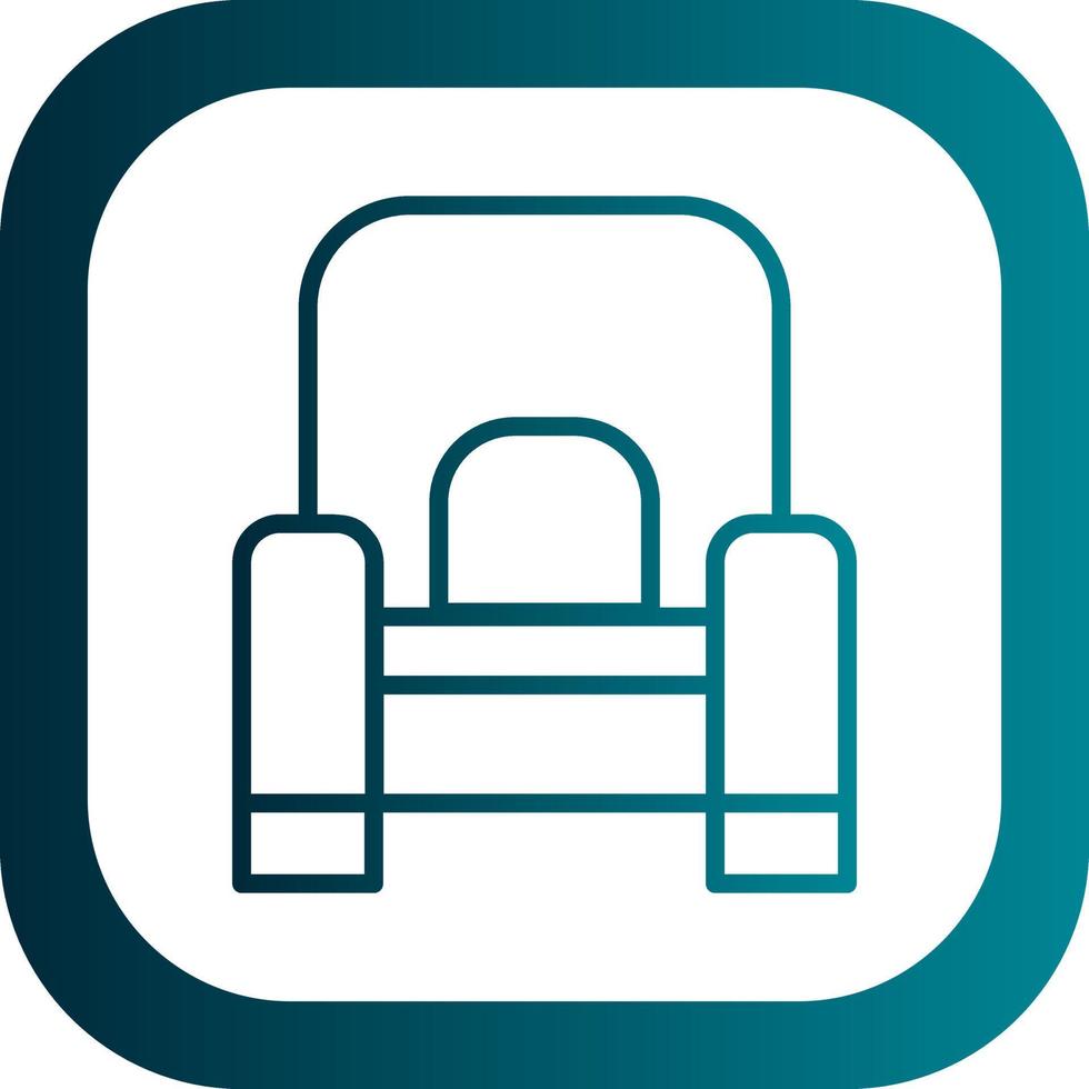 Armchair Vector Icon Design