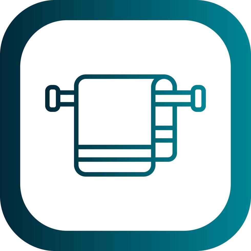 Towel Vector Icon Design