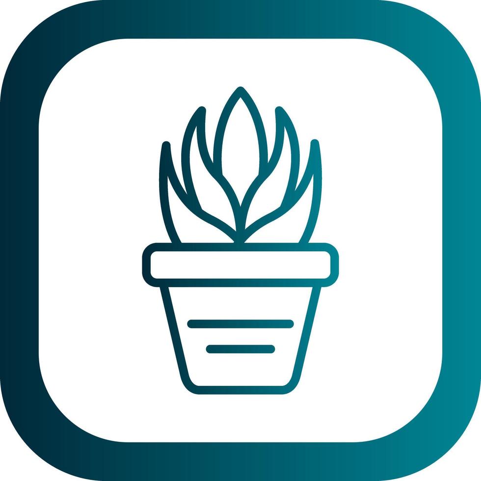 Aloe Vera Vector Icon Design