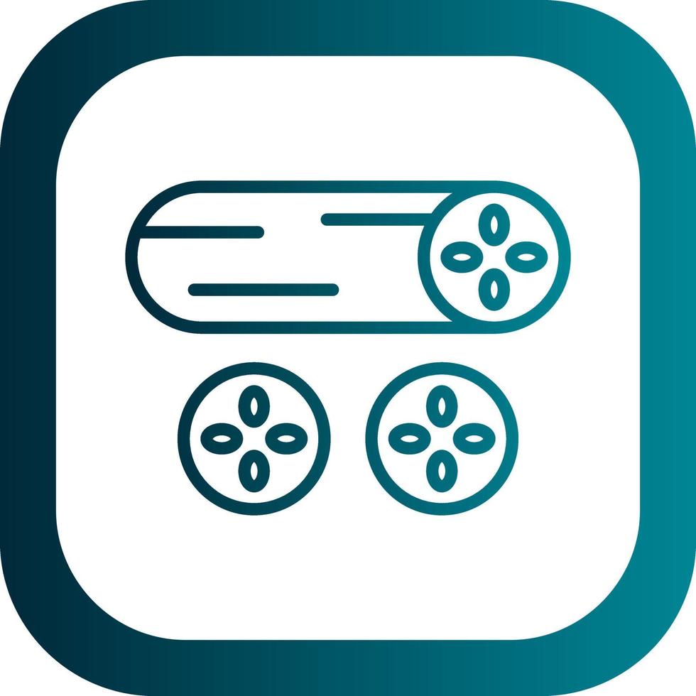Cucumber Vector Icon Design