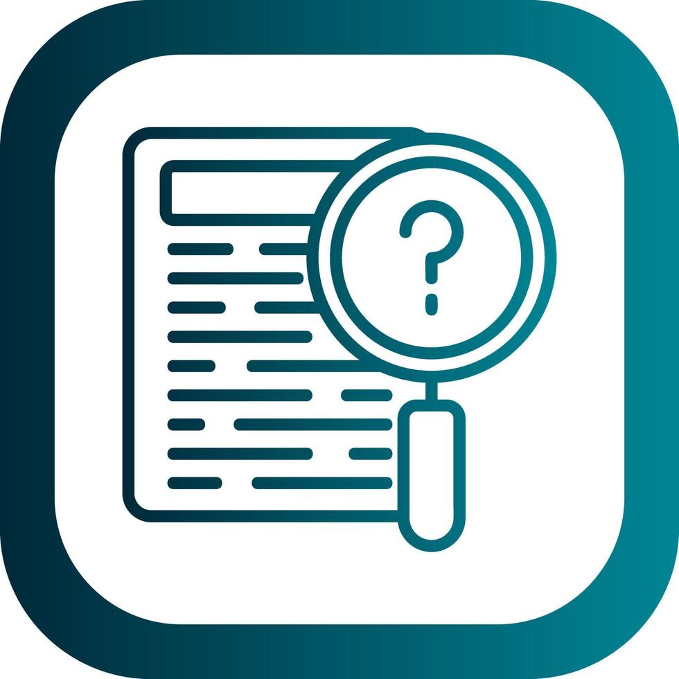 Evidence Vector Icon Design