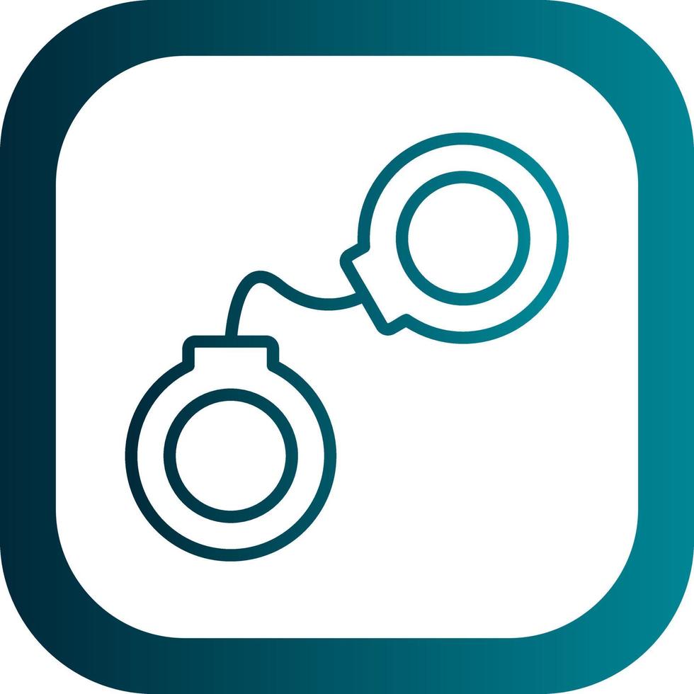Handcuffs Vector Icon Design