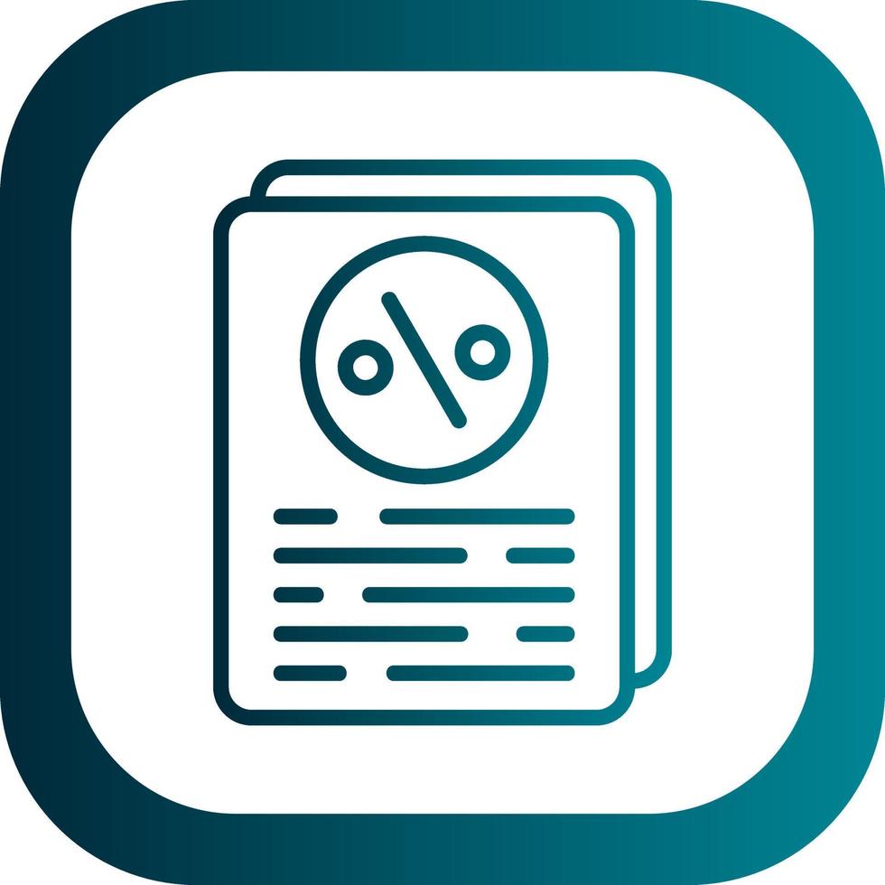 Taxation Vector Icon Design
