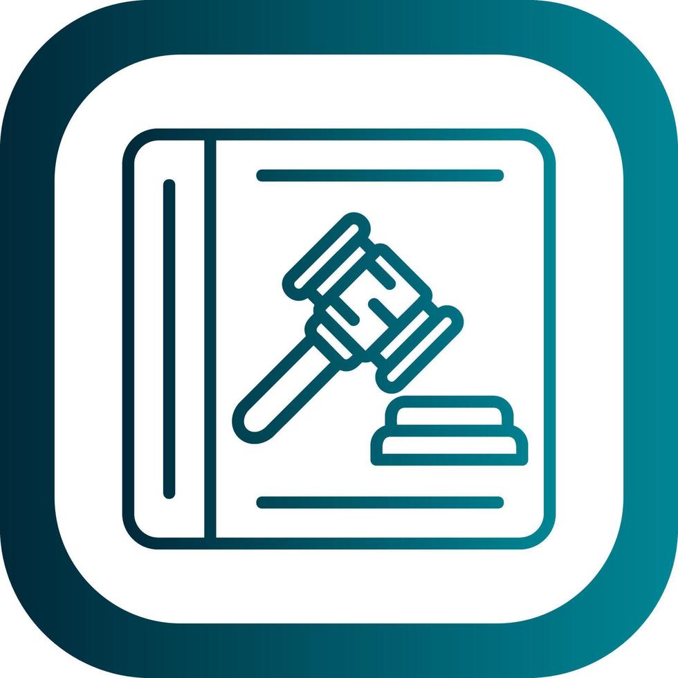 Law Book Vector Icon Design