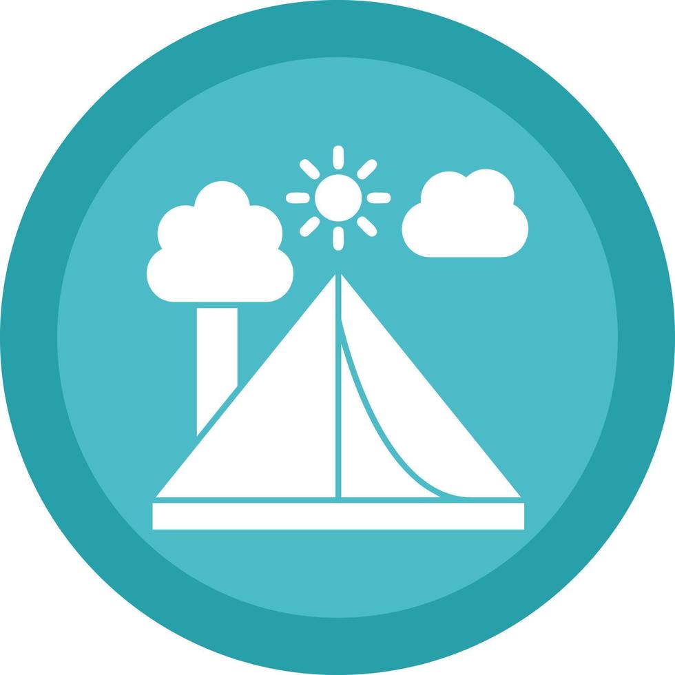 Tent Vector Icon Design