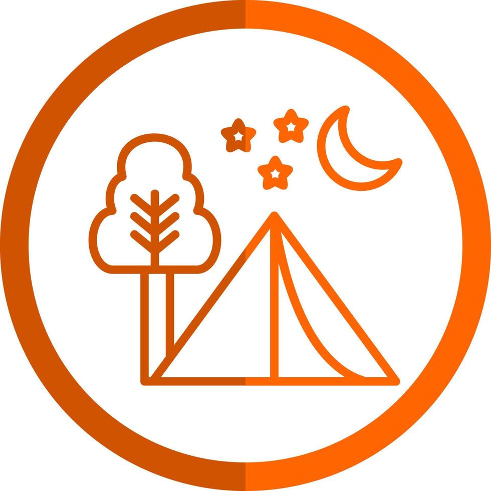 Camping Vector Icon Design