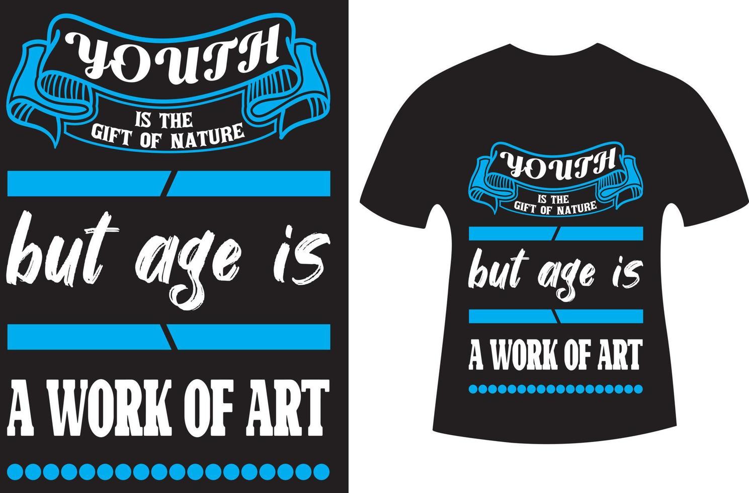 Youth Day T-Shirt Design vector