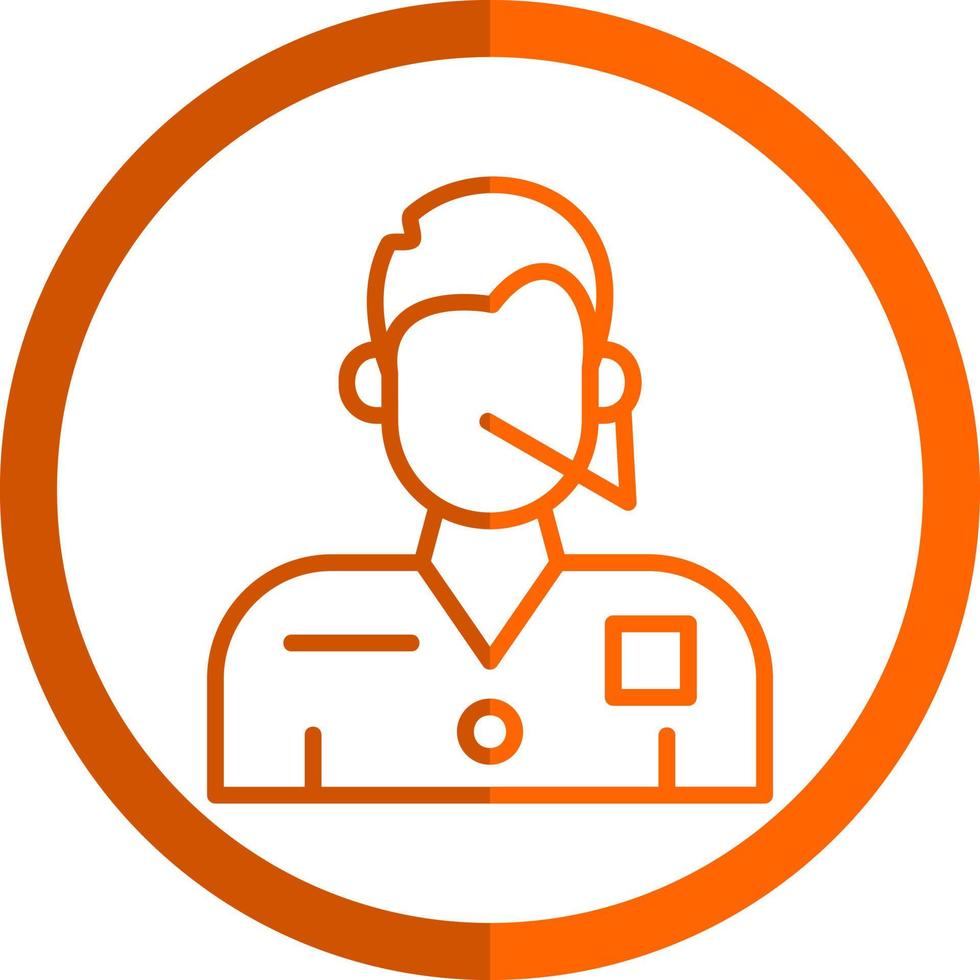 Customer Service Vector Icon Design