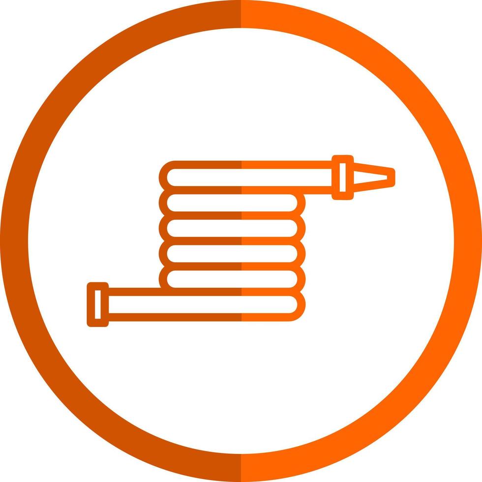 Fire Hose Vector Icon Design