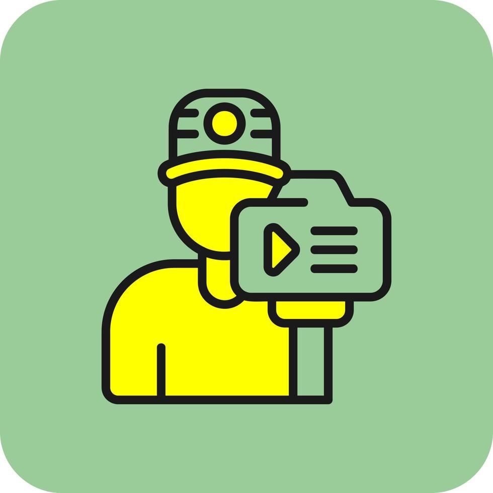 Camera Operator Vector Icon Design 21072756 Vector Art at Vecteezy