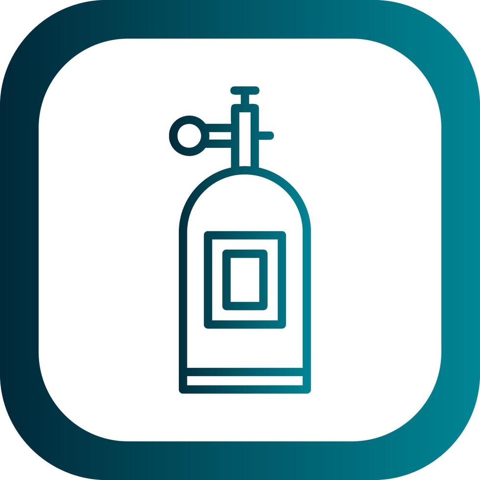 Oxygen Tank Vector Icon Design