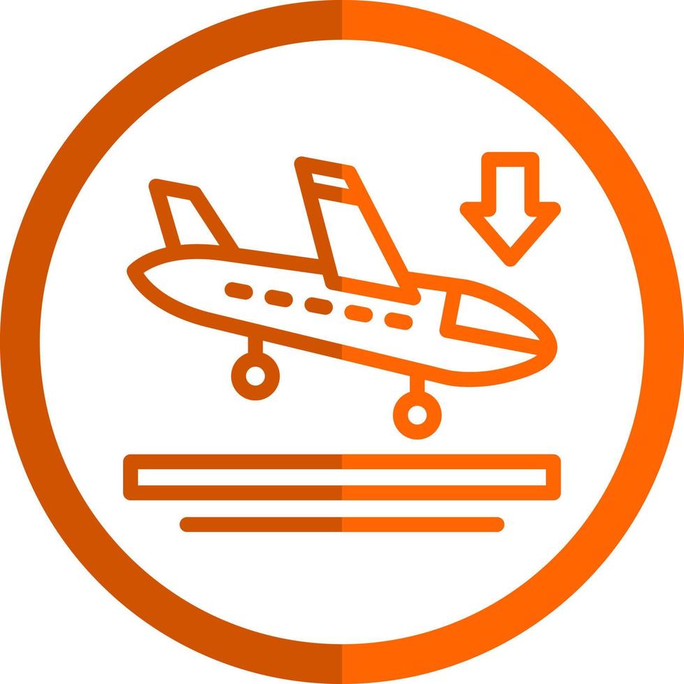 Landing Vector Icon Design