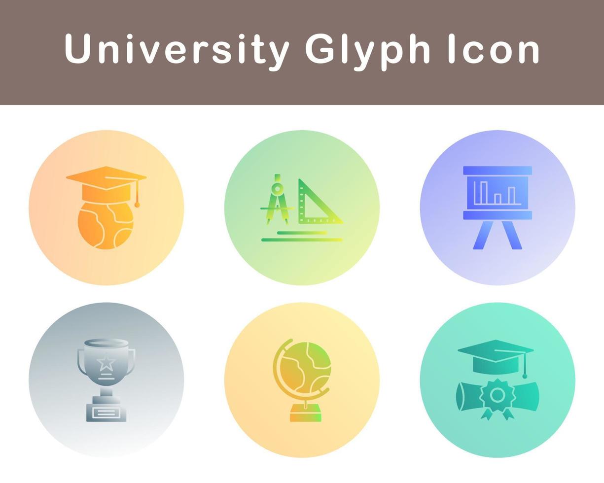university Vector Icon Set