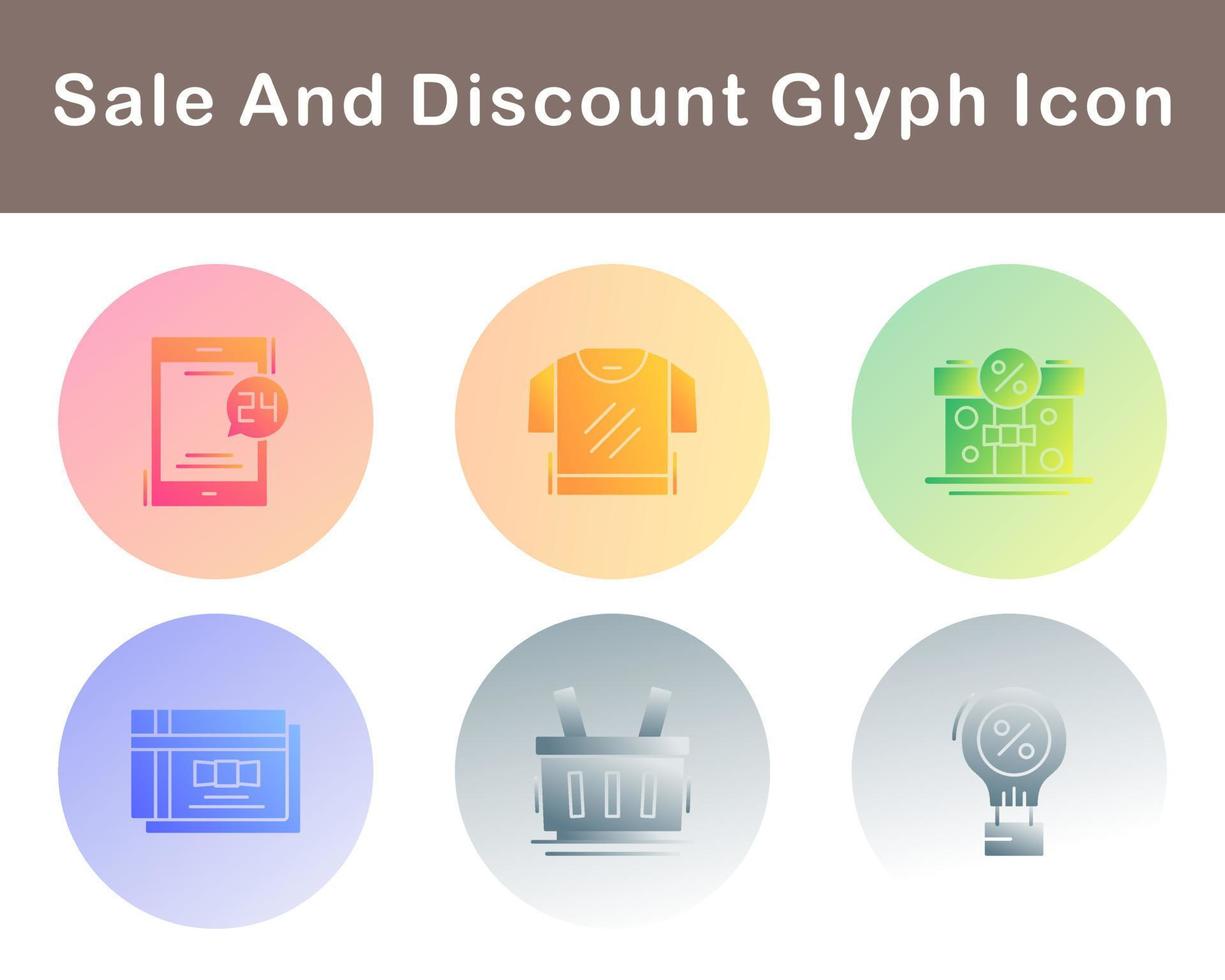 Sale And Discount Vector Icon Set