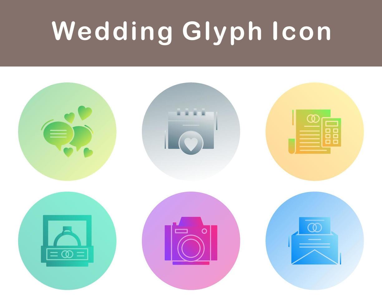Wedding Vector Icon Set