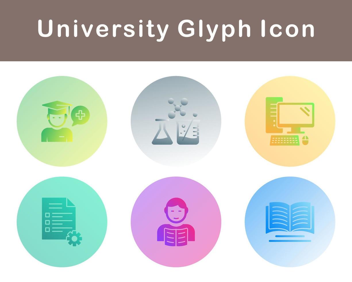 university Vector Icon Set