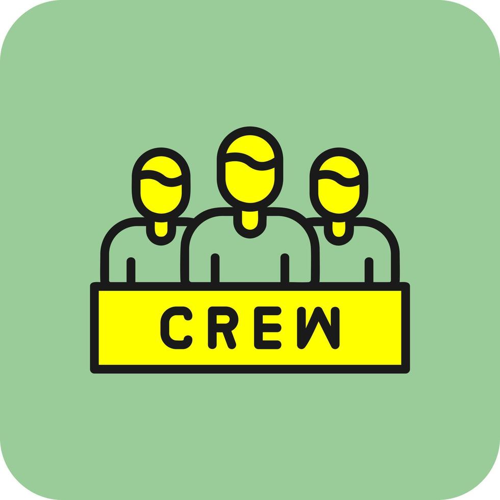 Crew Vector Icon Design
