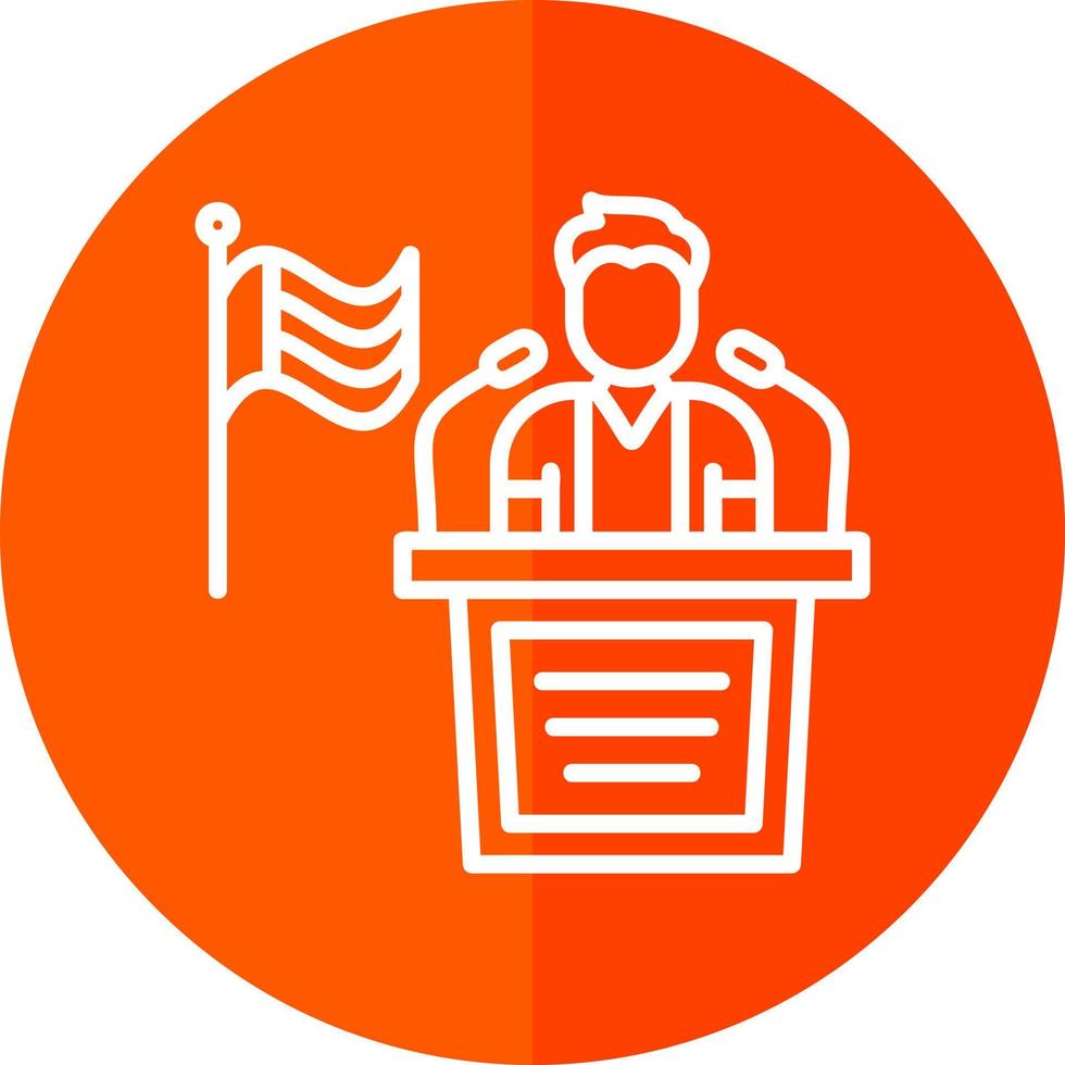 Politician Vector Icon Design