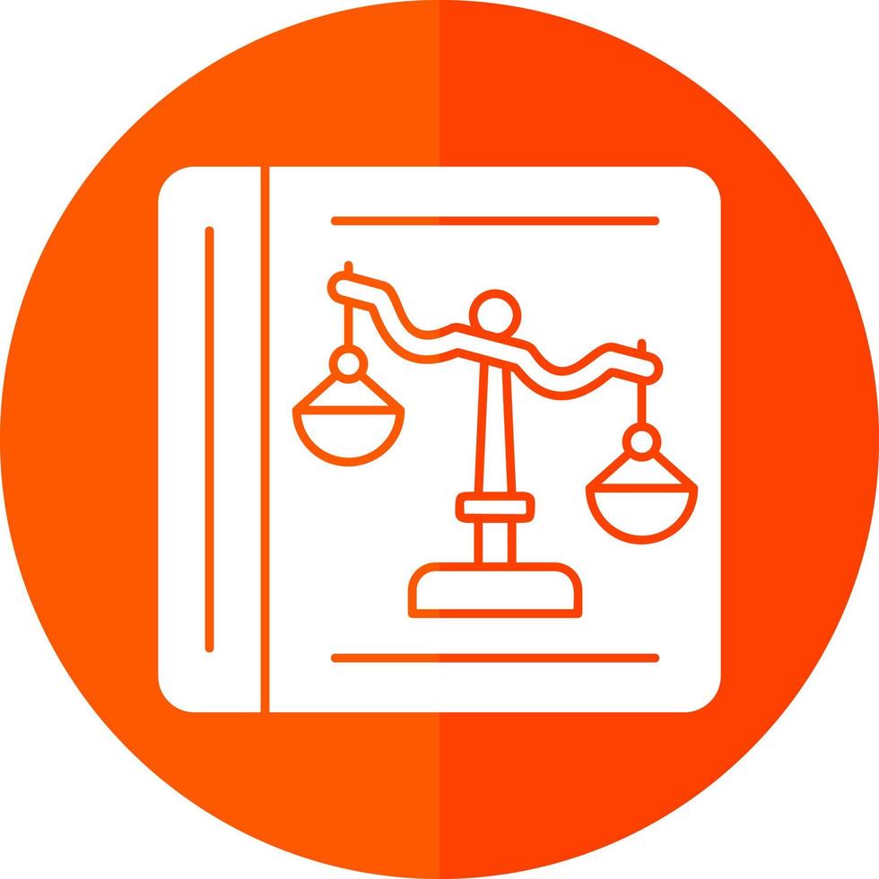 Law Book Vector Icon Design