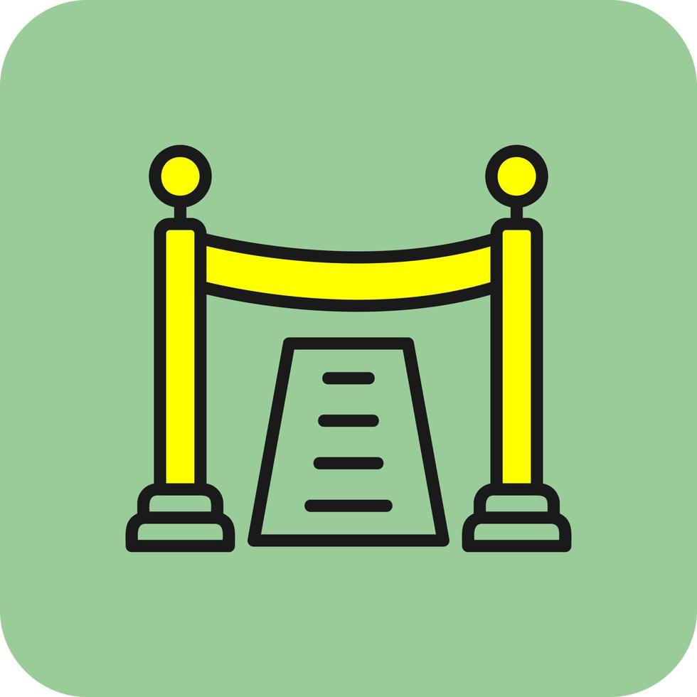 Red Carpet Vector Icon Design