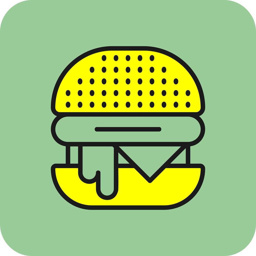 Burger Vector Icon Design